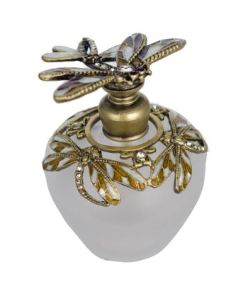 By SIGRIS Botella Perfume Gris de Metal 7X5X5cm Aceite Esencia