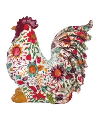 By SIGRIS Figura Gallina MULTICOLOR de Resina 19*13*21cm Figura de Animal
