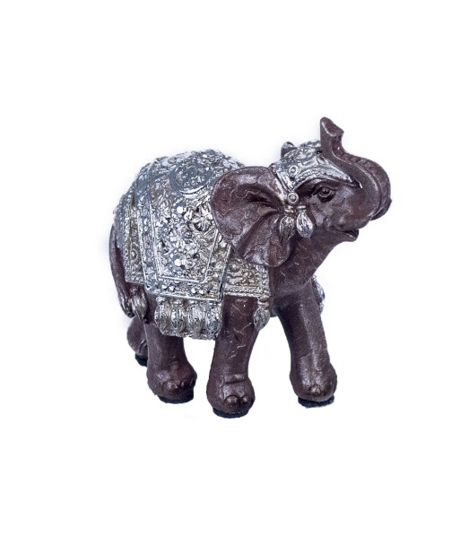 By SIGRIS Figura Elefante Negro de Resina 9X8X10cm Figura de Elefante Decoración Hogar Figuras De Resina Para