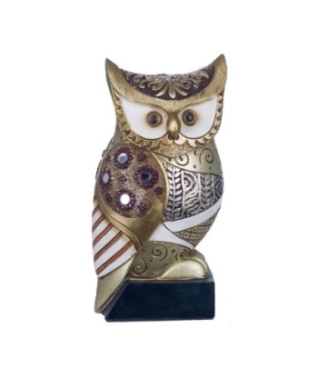 By SIGRIS Figura Búho Marrón de Resina 21X9X11cm Figura de Búho Decoración Hogar Figuras De Resina Para Jardin