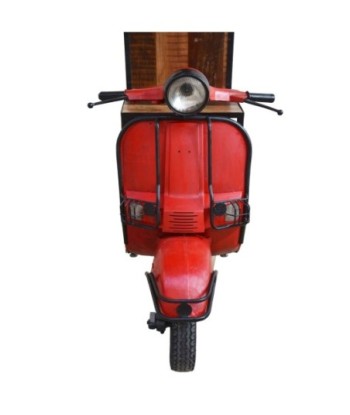 By SIGRIS Mueble Vespa Bar Rojo de Madera de deriva 183*70*110cm Barra