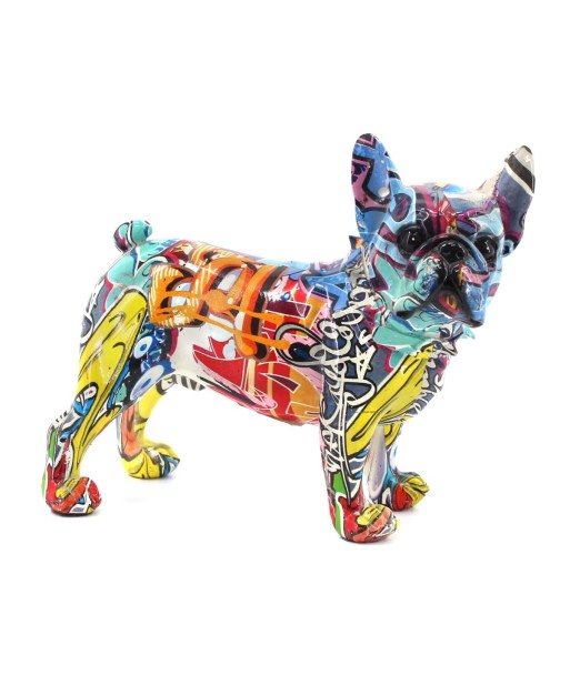 By SIGRIS Figura Bulldog Frances Multicolor de Resina 20*10*23cm Figura de Perro
