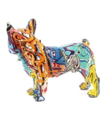 By SIGRIS Figura Bulldog Frances Multicolor de Resina 20*10*23cm Figura de Perro