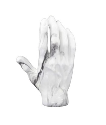 By SIGRIS Figura Mano Blanco de Resina 35*10*22cm Figura