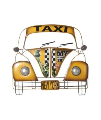 By SIGRIS Placa de Metal Amarillo de Metal 45*5*49cm
