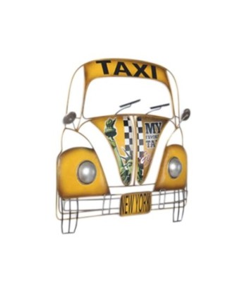 By SIGRIS Placa de Metal Amarillo de Metal 45*5*49cm