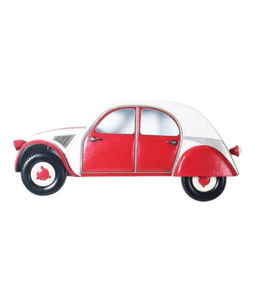 By SIGRIS Placa de Metal Rojo de Metal 42*10*96cm