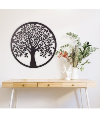 By SIGRIS Colgante Árbol de la Vida Marrón de Metal 50*1*50cm Colgante