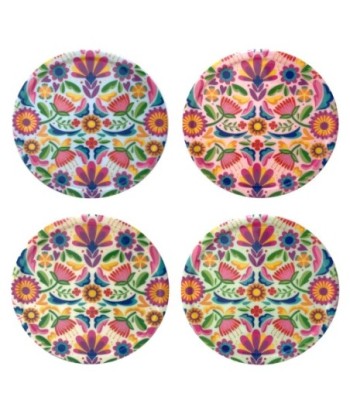 By SIGRIS Salvamanteles 24 Uni. MULTICOLOR de Melamina 6*11*11cm Salvamanteles