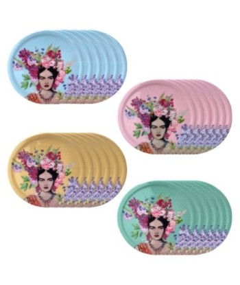By SIGRIS Salvamanteles 24 Uni. MULTICOLOR de Melamina 6*11*11cm Salvamanteles