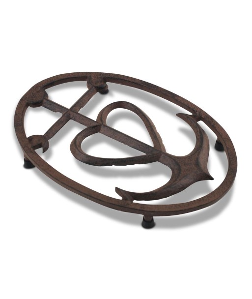 ORIGEN Home Decor Salvamanteles ovalcruz Salvamanteles | Salvamantel Marrón Ovalado - 2x24x16cm