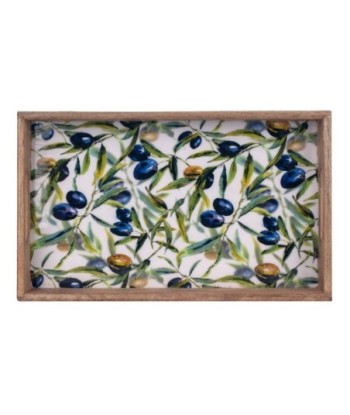 Signes Grimalt By SIGRIS - Bandeja aceitunas Verde de Madera | Bandeja Platos Rectangulares Plato Rectangular