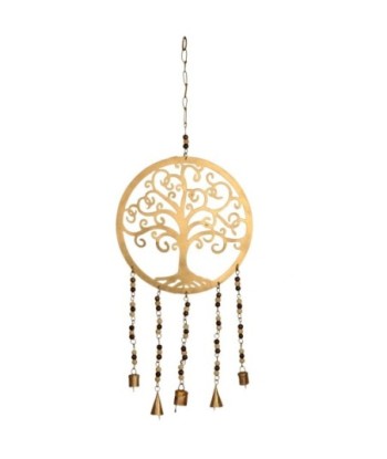 By SIGRIS Colgante Árbol de la Vida Dorado de Metal 70*3*26cm Colgante