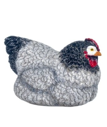 Signes Grimalt By SIGRIS - Figura Gallina Gris de Resina | Figura de Gallina Figuras De Resina Para Jardin Figura