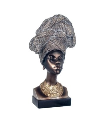 Signes Grimalt By SIGRIS - Figura Cabeza Africana Negro de Resina | Figura de Africana Figuras Decorativas Decoracion