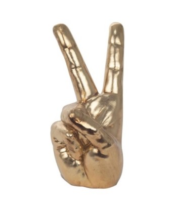 Signes Grimalt By SIGRIS - Figura mano con dedos Dorado de Resina | Figura de Mano Figuras De Resina Para Jardin