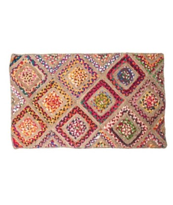 By SIGRIS Alfombra de Entrada Multicolor de 70%Algodon 30%Yute 1*70*120cm