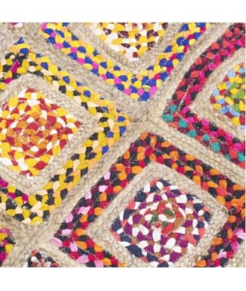 By SIGRIS Alfombra de Entrada Multicolor de 70%Algodon 30%Yute 1*70*120cm
