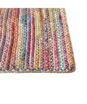 By SIGRIS Alfombra de Entrada Marrón de 70%Algodon 30%Yute 1*60*180cm