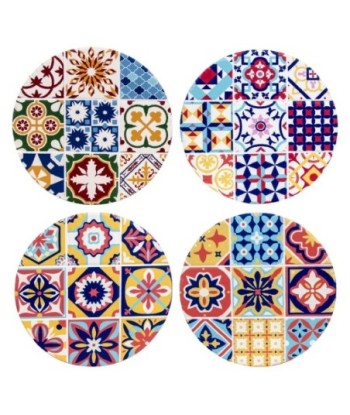 By SIGRIS Salvamantel Multicolor de Ceramica  1*18*18cm