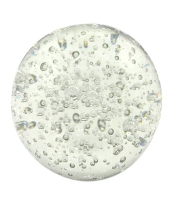 By SIGRIS Pisapapel Transparente de Cristal Vidrio 9X9X9cm Decoración Hogar Pisapapeles De Oficina y Hogar