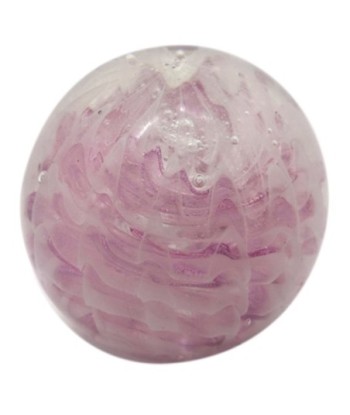 By SIGRIS Pisapapel Rosa de Cristal Vidrio 10X10X10cm Decoración Hogar Pisapapeles De Oficina y Hogar