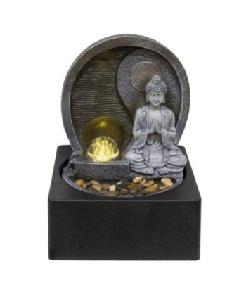 By SIGRIS Fuente Gris de Resina 25*18*18cm