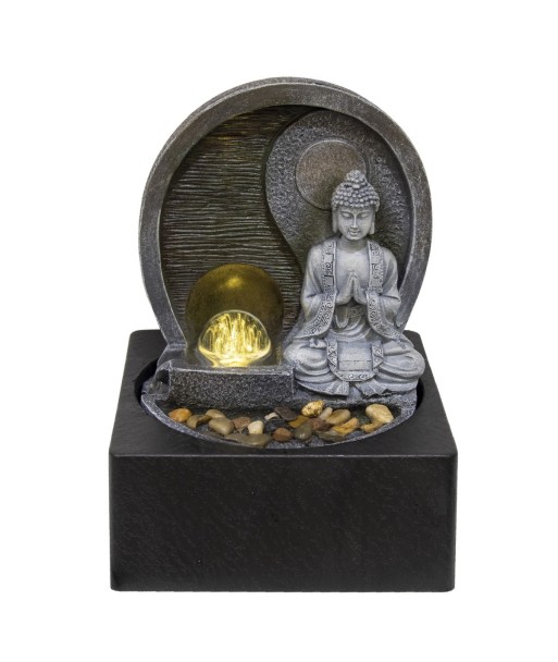 By SIGRIS Fuente Gris de Resina 25*18*18cm