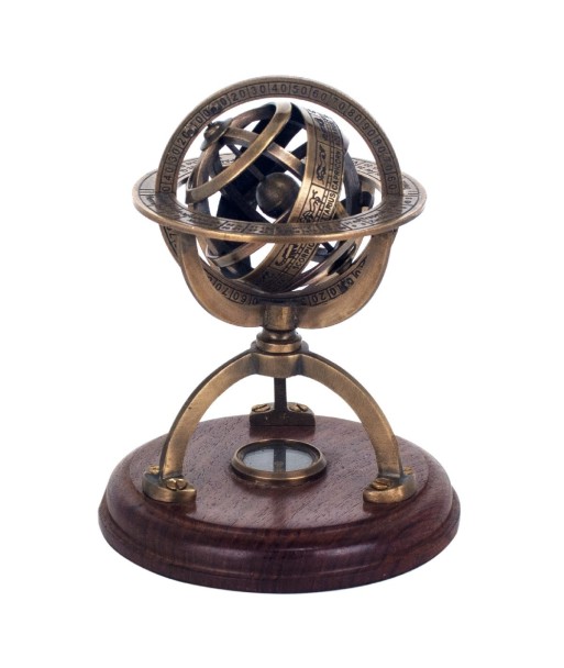 By SIGRIS Esfera Armillary DORADO de Laton 14*12*12cm Figura By SIGRIS Esfera Armillary DORADO de Laton 14*12*12cm Figura