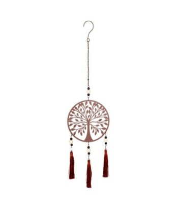By SIGRIS Colgante Árbol de la Vida Marrón de Metal 70*1*18cm Colgante de metal