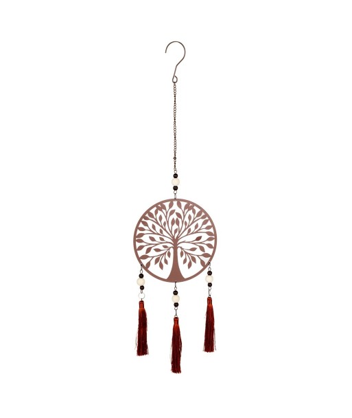 By SIGRIS Colgante Árbol de la Vida Marrón de Metal 70*1*18cm Colgante de metal