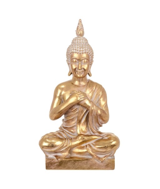 By SIGRIS Figura de Buda Dorado de Resina 31*13*17cm