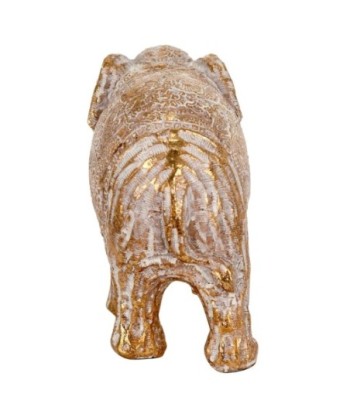 By SIGRIS Figura de Elefante Blanco de Resina 12*7*17cm