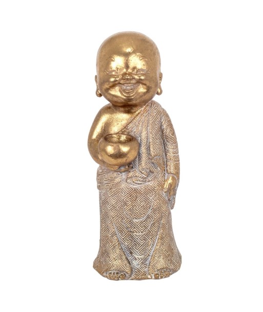 By SIGRIS Figura de Buda Dorado de Resina 20*8*8cm