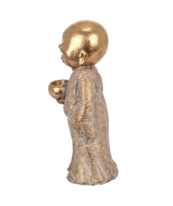 By SIGRIS Figura de Buda Dorado de Resina 20*8*8cm