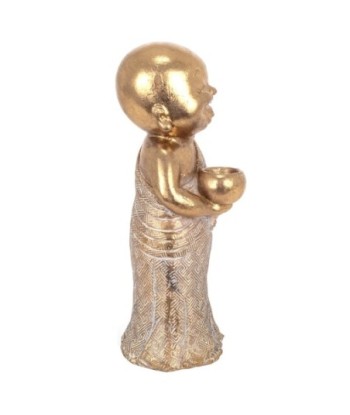 By SIGRIS Figura de Buda Dorado de Resina 20*8*8cm