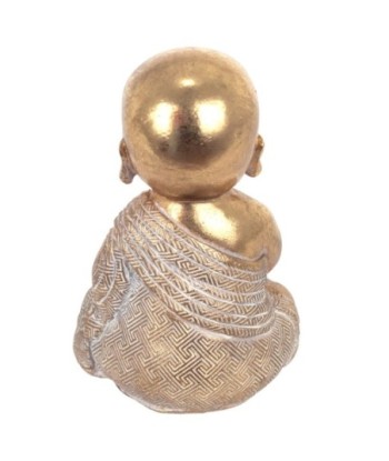 By SIGRIS Figura de Buda Dorado de Resina 15*8*10cm
