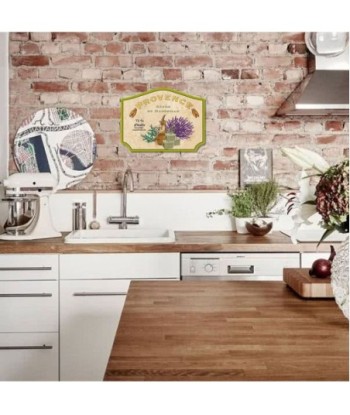 By SIGRIS Placa de metal Verde de Metal 25*1*33cm