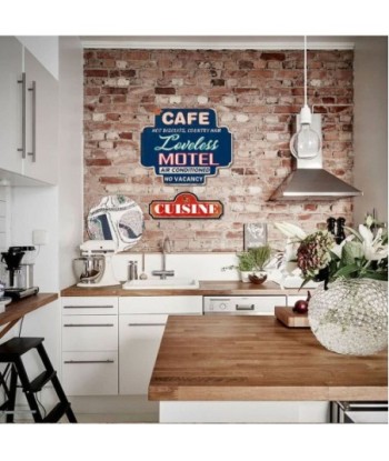 By SIGRIS Placa de metal Azul de Metal 60*1*50cm