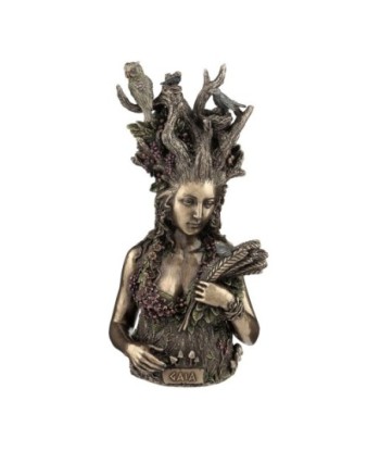 By SIGRIS Figura Diosa Gaia Crudo de Resina 25*12*12cm Figura