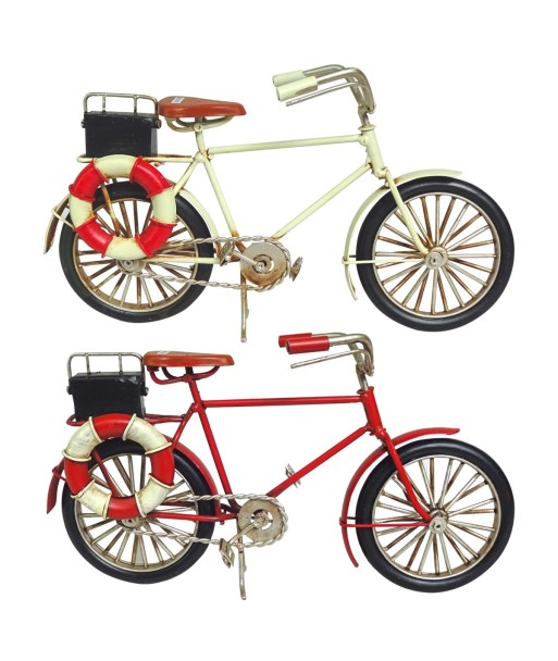 By SIGRIS Modelismo Vehículos Terrestres Multicolor de Metal 13*8*21cm Set de 2 Unidades Bicicleta Set 2 U