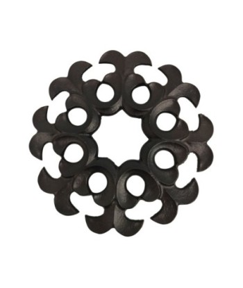 By SIGRIS Salvamantel Negro de Hierro Colado 2*14*14cm