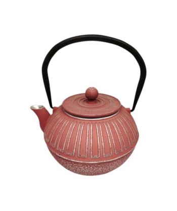 By SIGRIS Tetera Rojo de Hierro Colado 12*15*17cm