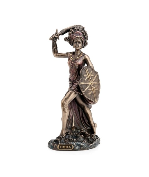 By SIGRIS Figura Orisha Obba Crudo de Resina 22*11*8cm Figura