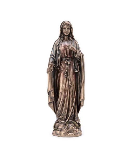 By SIGRIS Figura Virgen Maria Crudo de Resina 28*8*10cm Figura de Navidad