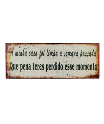 ORIGEN Home Decor Placa Pared Frases Placas Metal | Placa de Metal Beige Rectangular - 13x36x1cm