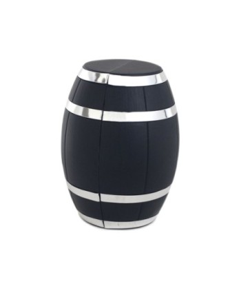 ORIGEN Home Decor Barril juego Vino Abrebotellas | Negro Ovalado - 17x13x13cm