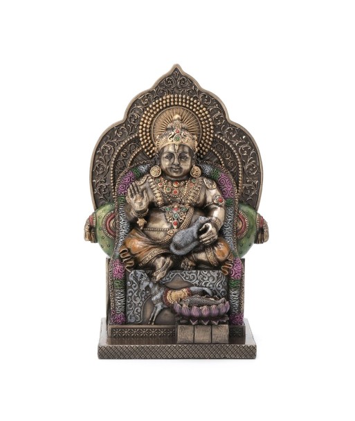By SIGRIS Figura Dios Kubera Crudo de Resina 19*9*13cm Figura de Buda
