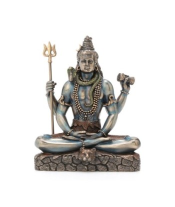By SIGRIS Figura Shiva Sentado Crudo de Resina 15*7*13cm Figura de Buda