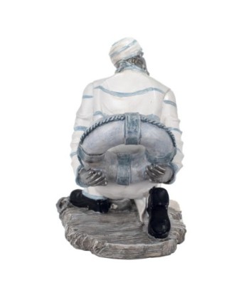 By SIGRIS Figura Marinera Blanco de Resina 24*23*15cm
